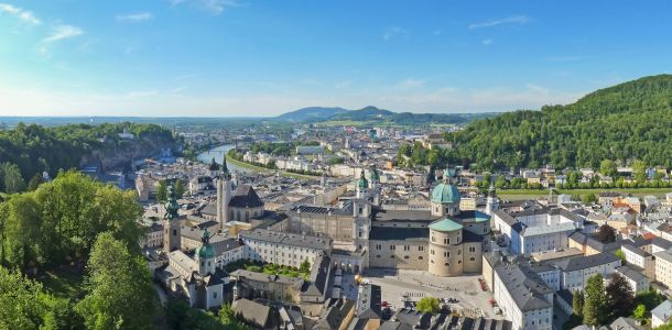 Widok z Twierdzy Hohensalzburg