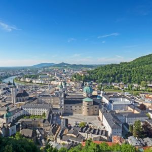 Widok z Twierdzy Hohensalzburg