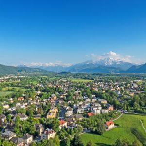 Widok z Twierdzy Hohensalzburg
