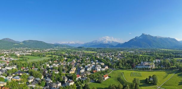 Widok z Twierdzy Hohensalzburg