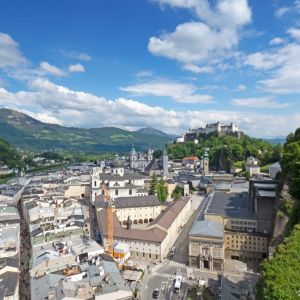 Widok na Twierdzę Hohensalzburg