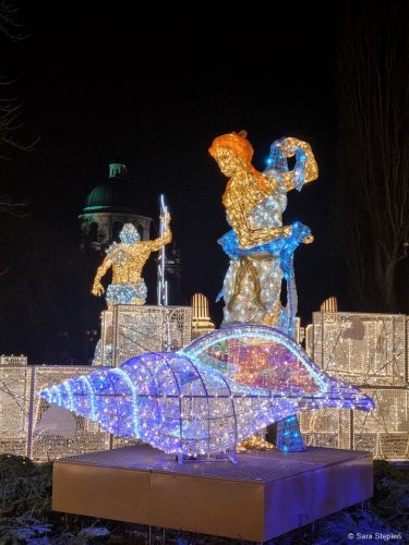 Kr&oacute;lewski Ogr&oacute;d Światła w Wilanowie