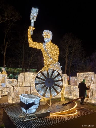 Kr&oacute;lewski Ogr&oacute;d Światła w Wilanowie